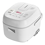 Toshiba Digital Programmable Rice Cooker, Steamer & Warmer, 3 Cups Uncooked Rice with Fuzzy Logic and One-Touch Cooking,...