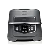 Crux Indoor Fast and Easy Grilling Roasting Baking Sautéing Searing and Oil Free Air Frying Recipe Book Included 12”...