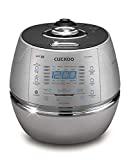 CUCKOO CRP-CHSS1009FN Induction Heating Pressure Rice Cooker, 10 cups, Metallic