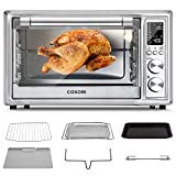 COSORI Air Fryer Toaster Oven, 12-in-1 Convection Oven Countertop with Rotisserie, Stainless Steel 32QT/32L, 6-Slice...